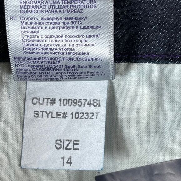 Not Your Daughters Jeans NWT Barbara High Waist Boot Cut Jeans Sz 14 - Picture 12 of 13